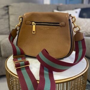 MARC JACOBS Gotham City Maple Tan Crossbody Bag